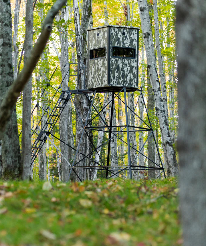Suncoast Marine and Auto offers ORION HUNTING PRODUCTS Elevated Deer Blind Stand with 15ft Stairs (TWR1002015)