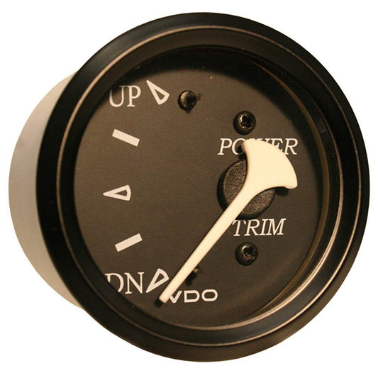 VDO Cockpit Marine Trim Gauge - f/ Mercury/Volvo/Yamaha 2001+ Engines - Black Dial/Bezel [382-11803] - Suncoast Marine & Auto Supply 