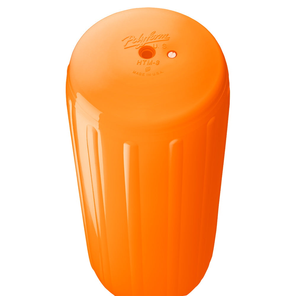 Suncoast Marine and Auto offers Polyform HTM-3 Fender 10.5" x 27" - Orange [HTM-3 ORANGE]