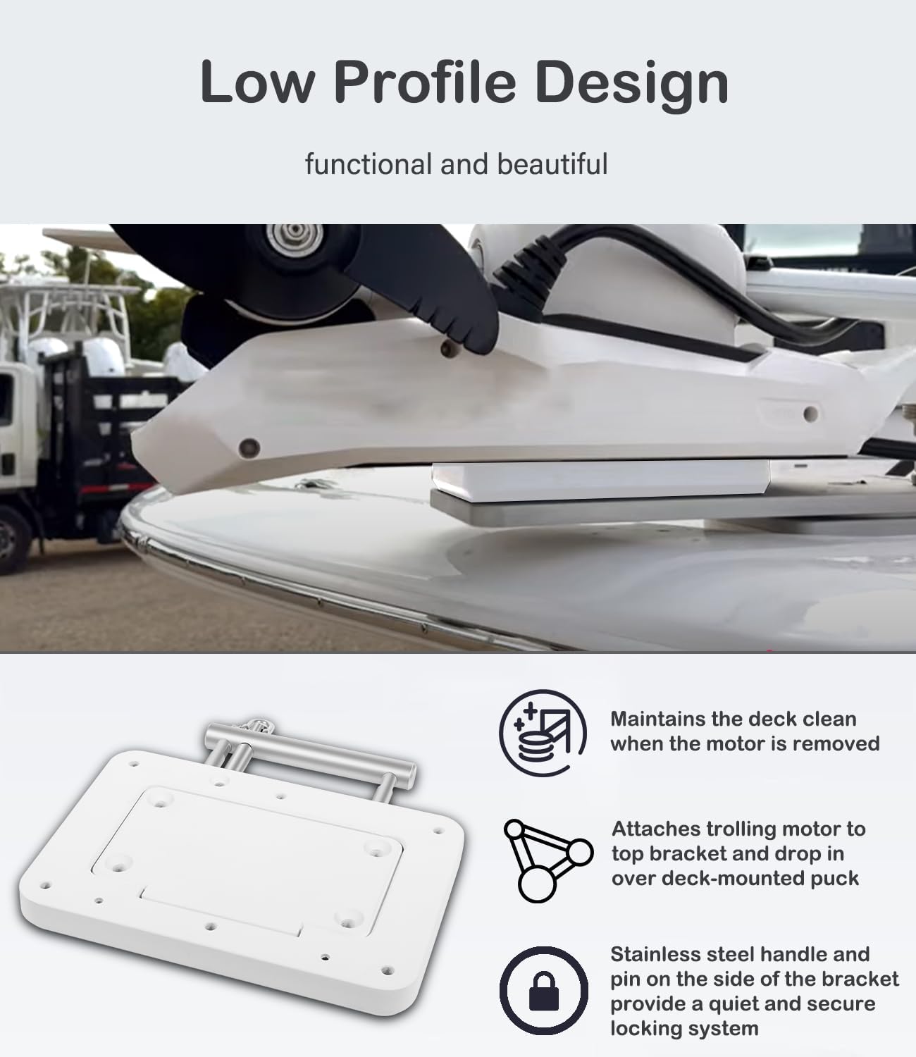 Suncoast Marine and Auto offers Garmin Quick Release Plate System (White)