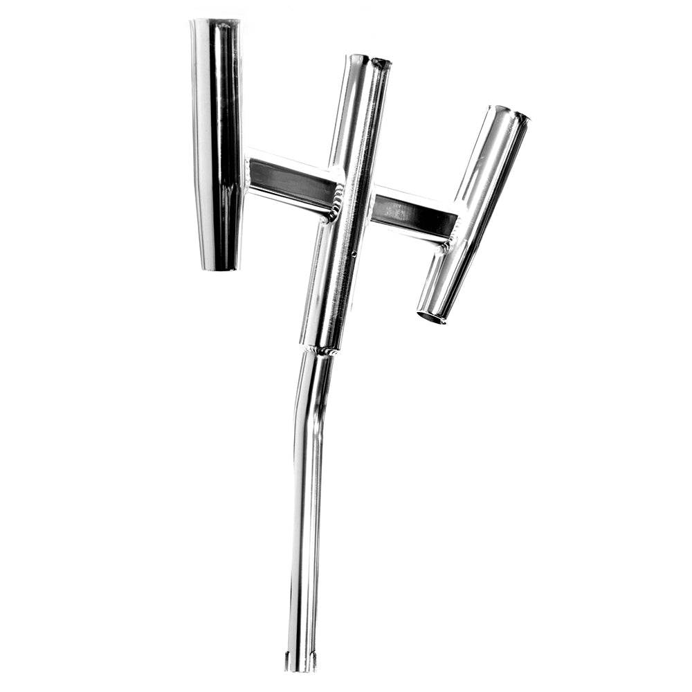Suncoast Marine and Auto offers Tigress Triple Aluminum Kite Rod Holder - Bent Butt - Polished [88158]