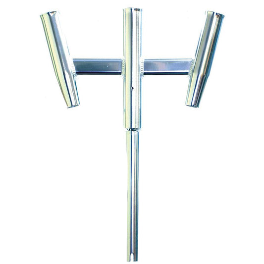 Suncoast Marine and Auto offers Tigress Triple Aluminum Kite Rod Holder - Straight Butt - Polished [88159]