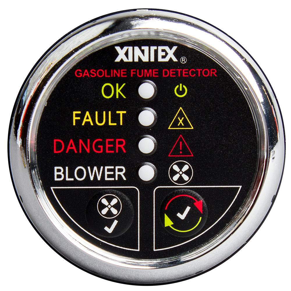 Fireboy-Xintex Gasoline Fume Detector w/Blower Control - Chrome Bezel - 12V [G-1CB-R] - Suncoast Marine & Auto Supply 