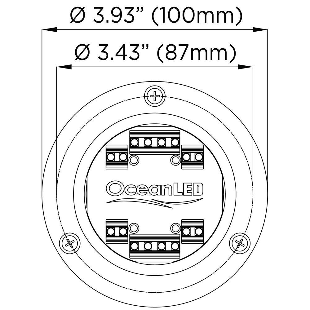 Suncoast Marine and Auto offers OceanLED Sport S3166S Underwater LED Light - Ultra White [012102W]