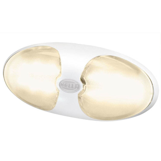 Suncoast Marine and Auto offers Hella Marine DuraLED 12 Interior/Exterior Lamp - Warm White LED - White Housing [959700701]