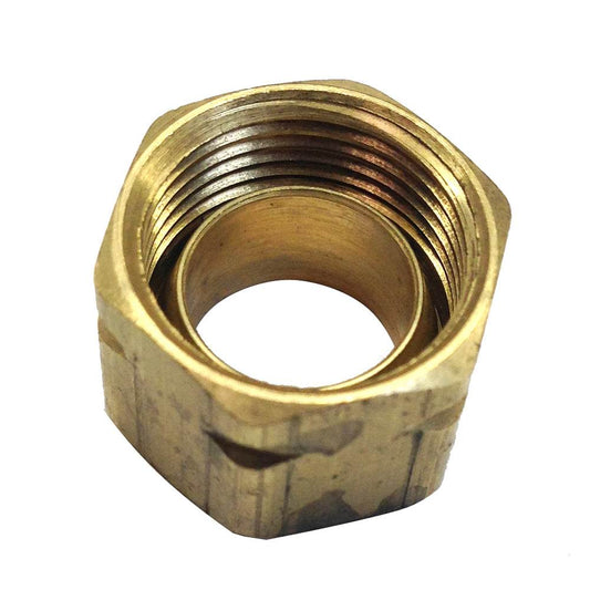 Uflex Brass Compression Nut w/Sleeve #61CA-6 [71004K] - Suncoast Marine & Auto Supply 