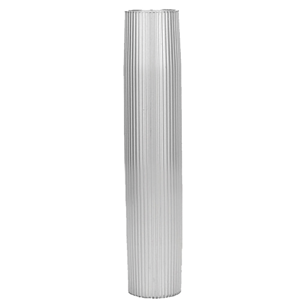 Suncoast Marine and Auto offers TACO Aluminum Ribbed Table Pedestal - 2-3/8" O.D. - 27-1/2" Length (Z60-7279VEL27.5-2)