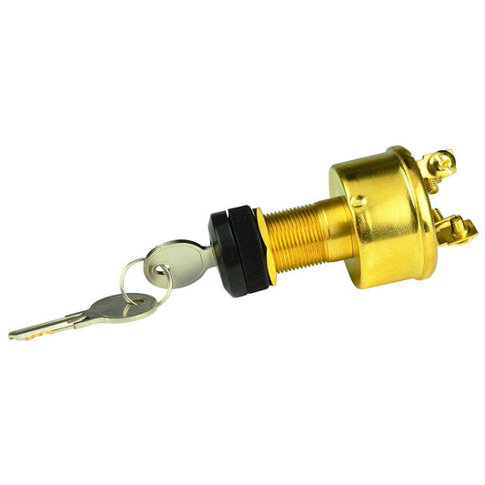 BEP 4-Position Brass Ignition Switch - Accessory/OFF/Ignition Accessory/Start [1001609] - Suncoast Marine & Auto Supply 