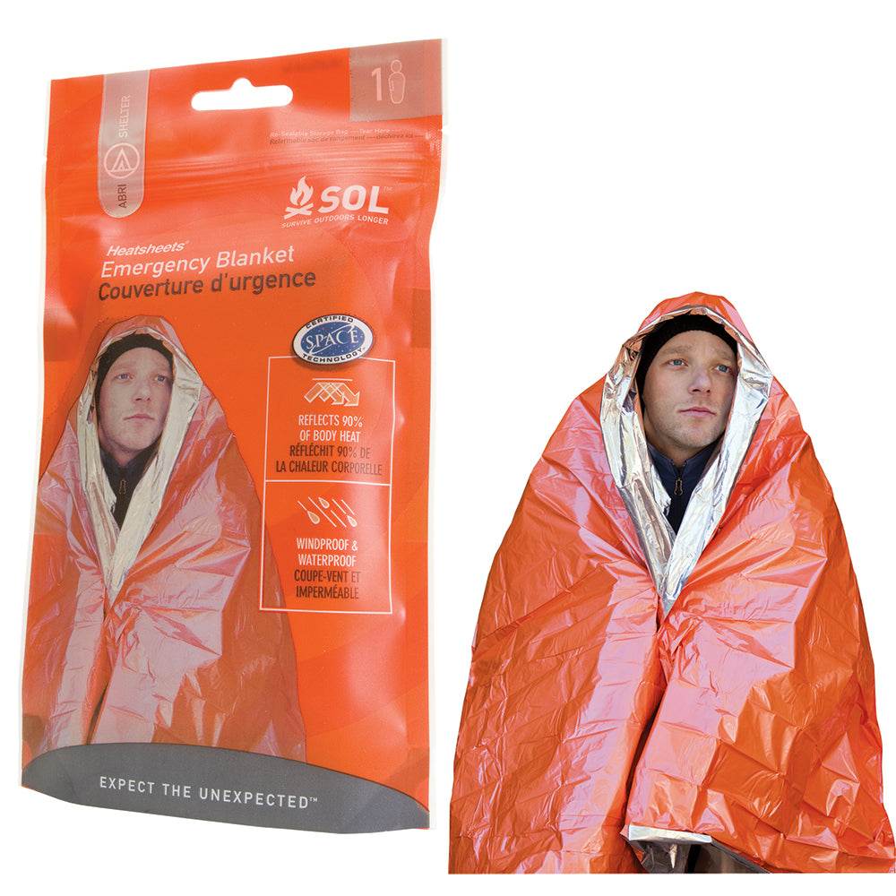 Suncoast Marine and Auto offers S.O.L. Survive Outdoors Longer Emergency Blanket [0140-1222]