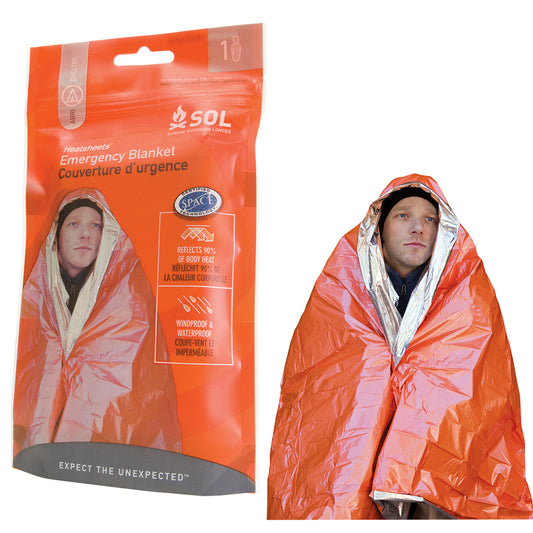 Suncoast Marine and Auto offers S.O.L. Survive Outdoors Longer Emergency Blanket [0140-1222]