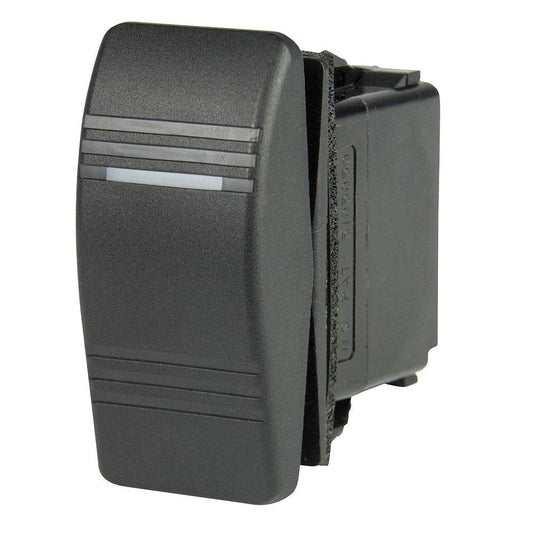 BEP DPDT Contura Switch - 1-Amber LED - ON/OFF/(ON) [1001807] - Suncoast Marine & Auto Supply 