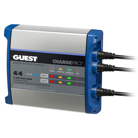 Guest On-Board Battery Charger 8A / 12V - 2 Bank - 120V Input [2707A] - Suncoast Marine & Auto Supply 