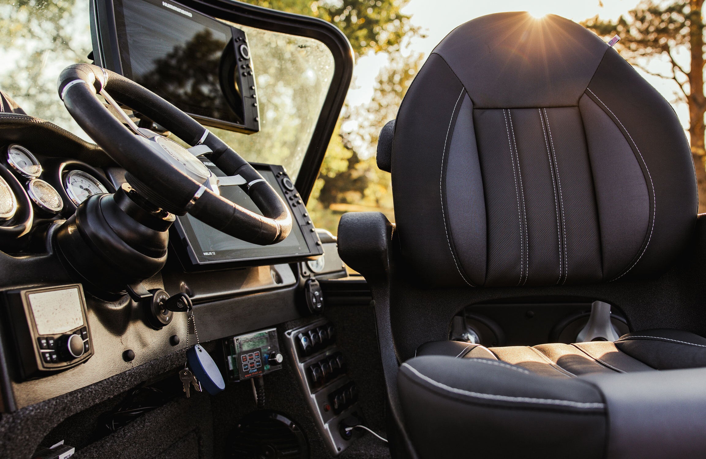 Suncoast Marine and Auto offers TEMPRESS ProBax Captain Seat with Arms (68359) Model # 20010278