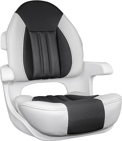 Suncoast Marine and Auto offers TEMPRESS ProBax Captain Seat with Arms (68359) Model # 20010278 side view