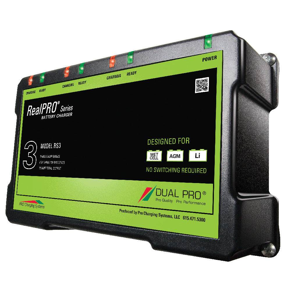 Dual Pro RealPRO Series Battery Charger - 18A - 3-6A-Banks - 12V-36V [RS3] - Suncoast Marine & Auto Supply 