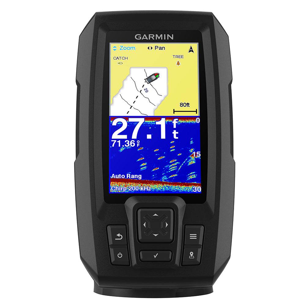 Suncoast Marine Supply offers Garmin STRIKER Plus 4 US w/Dual Beam TM Transducer (010-01870-00)