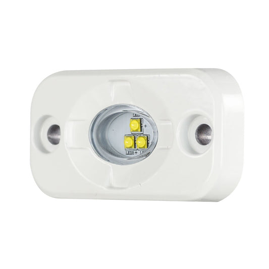 Suncoast Marine and Auto offers HEISE Marine Auxiliary Accent Lighting Pod - 1.5" x 3" - White/White [HE-ML1]