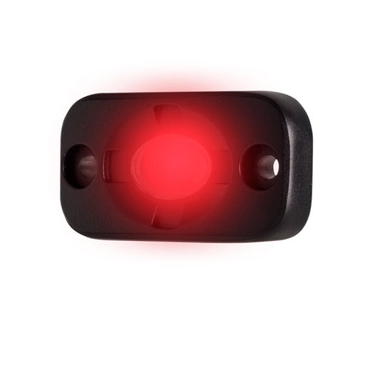 Suncoast Marine and Auto offers HEISE Auxiliary Accent Lighting Pod - 1.5" x 3" - Black/Red [HE-TL1R]