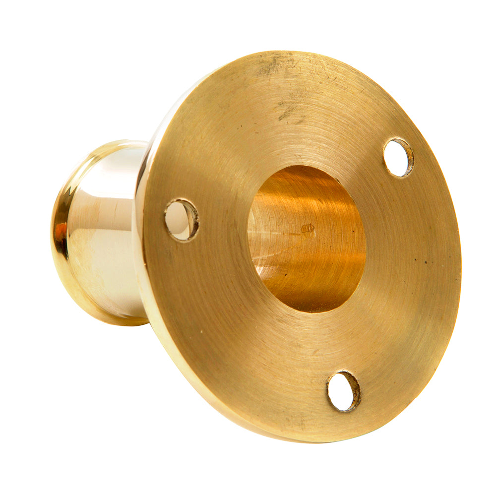 Suncoast Marine and Auto offers Whitecap Top-Mounted Flag Pole Socket Polished Brass - 3/4" ID [S-5001B]