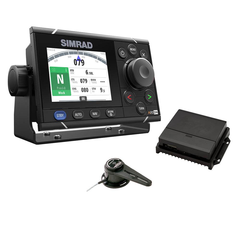 Suncoast Marine and Auto offers Simrad A2004 Autopilot Pack - No Compass [000-13899-001] A2004 Autopilot pack with A2004 controller, AC70 Autopilot computer and RF300 rudder feedback.