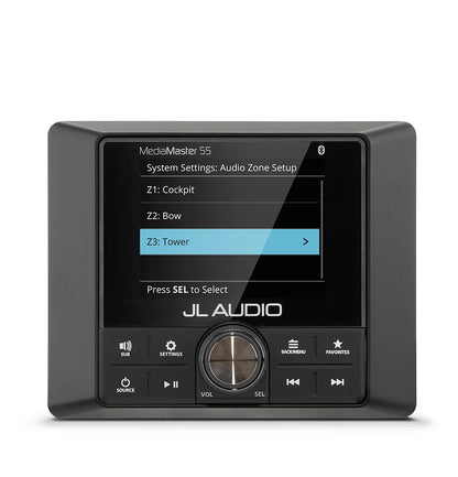 JL Audio Premium Marine Source Unit (Full-Color LCD) (MM55)