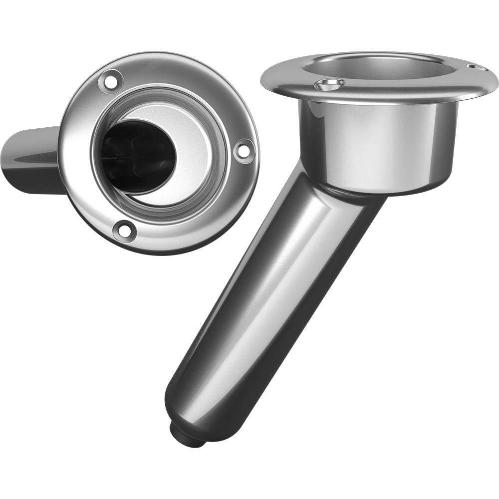 Mate Series Stainless Steel 30 Rod Cup Holder - Drain - Round Top [C1030D] - Suncoast Marine & Auto Supply 