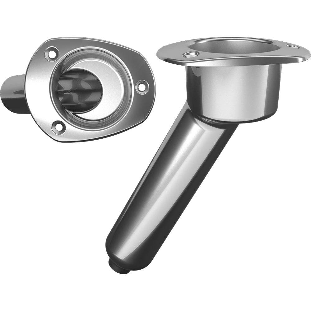 Mate Series Stainless Steel 30 Rod Cup Holder - Drain - Oval Top [C2030D] - Suncoast Marine & Auto Supply 