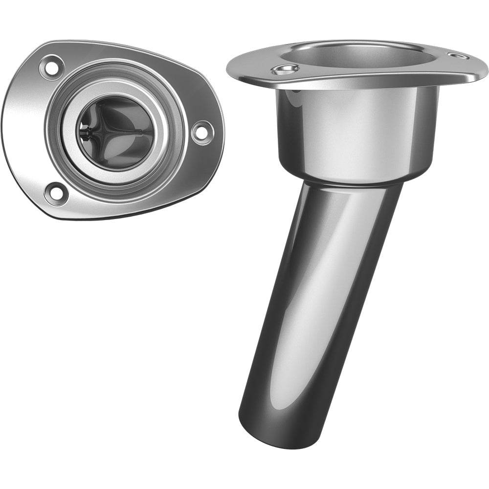 Mate Series Stainless Steel 15 Rod Cup Holder - Open - Oval Top [C2015ND] - Suncoast Marine & Auto Supply 