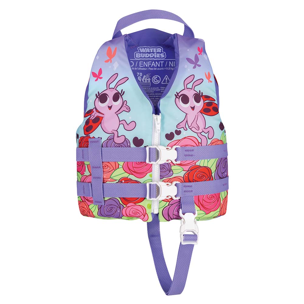 Suncoast Marine and Auto offers Full Throttle Water Buddies Life Vest - Child 30-50lbs - Ladybug [104300-100-001-19]