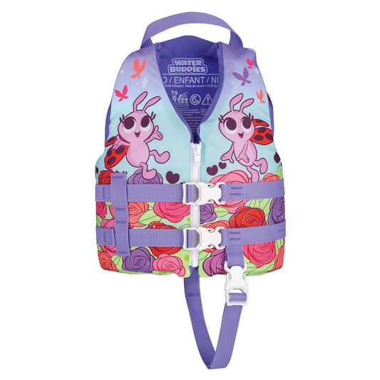 Suncoast Marine and Auto offers Full Throttle Water Buddies Life Vest - Child 30-50lbs - Ladybug [104300-100-001-19]