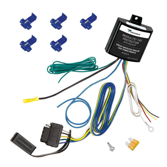 Suncoast Marine and Auto offers Tekonsha ModuLite HD Protector w/Integrated Circuit Overload Protection 5-Flat Connector f/Backup Light or Surge Brake Lockout Circuit [119177]