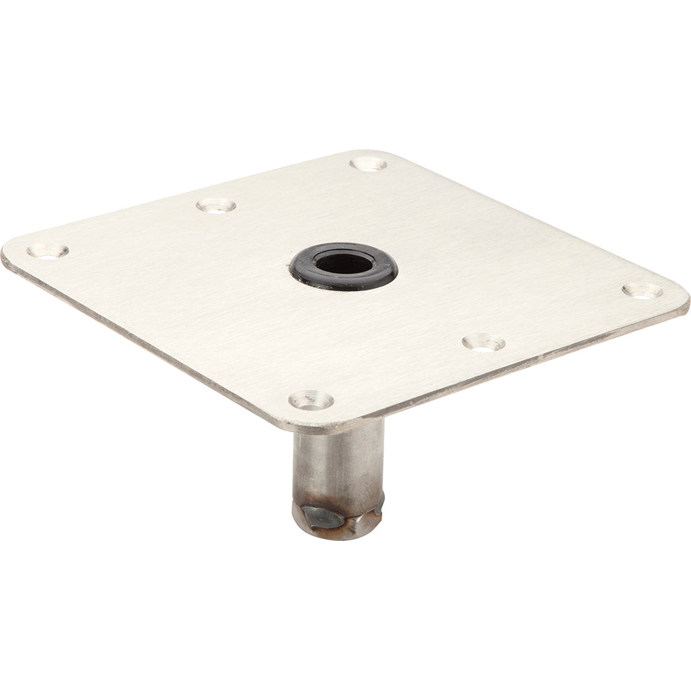 Suncoast Marine and Auto offers Attwood SWIVL-EZE 7x7 LockN-Pin Zinc Plated Steel 3/4" Pin Base (SP-67739-T)