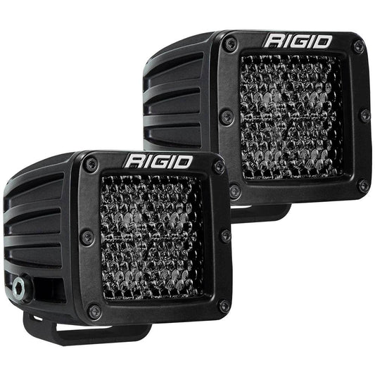 Suncoast Marine and Auto offers RIGID Industries D-Series Pro Spot Diffused Midnight Surface Mount - Pair [202513BLK]