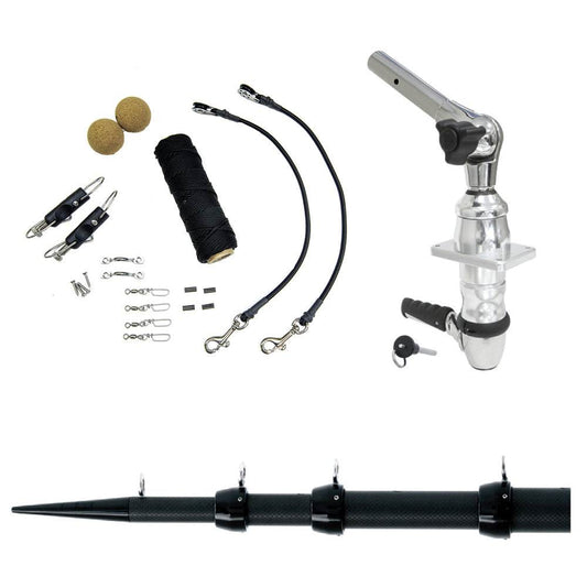 Tigress XD Top Mount System - 15 - Black Outriggers Elite Rigging Kit [88824-1] - Suncoast Marine & Auto Supply 