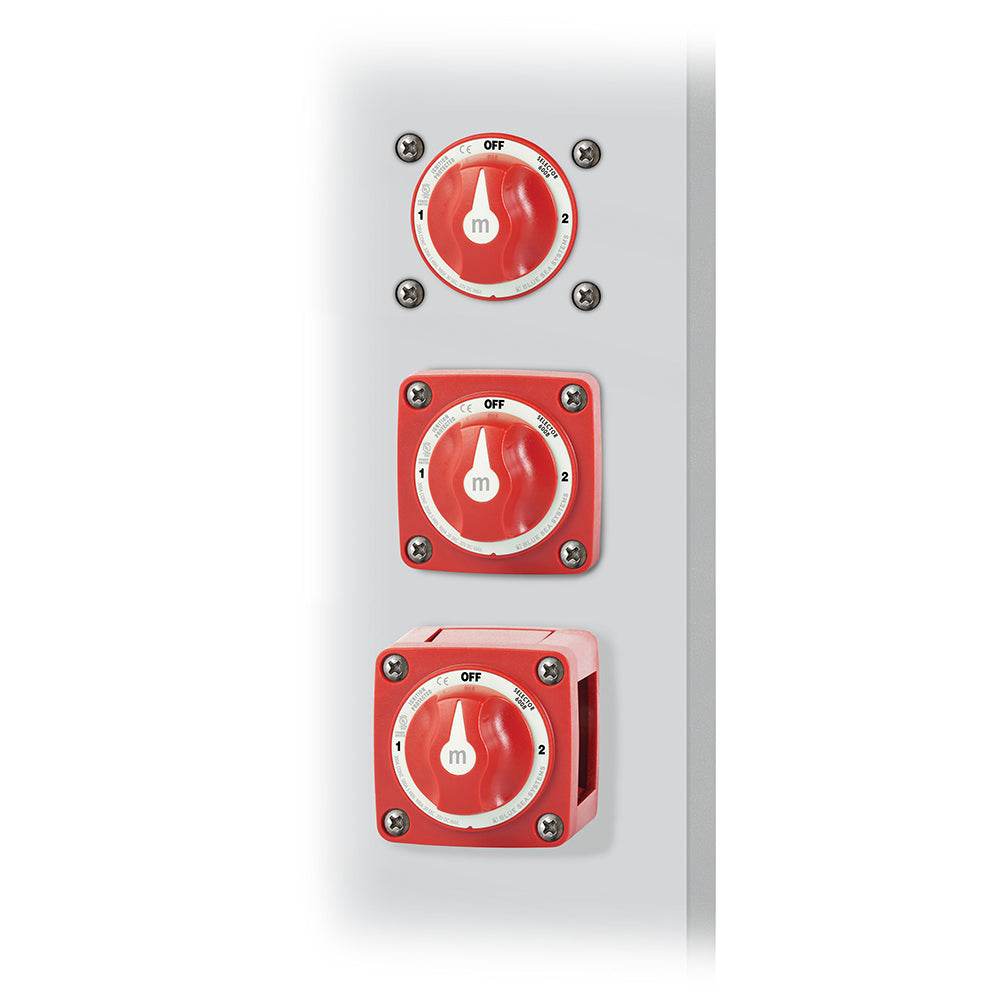 Blue Sea 6008 M-Series Battery Switch 3 Position - Red [6008] - Suncoast Marine & Auto Supply 