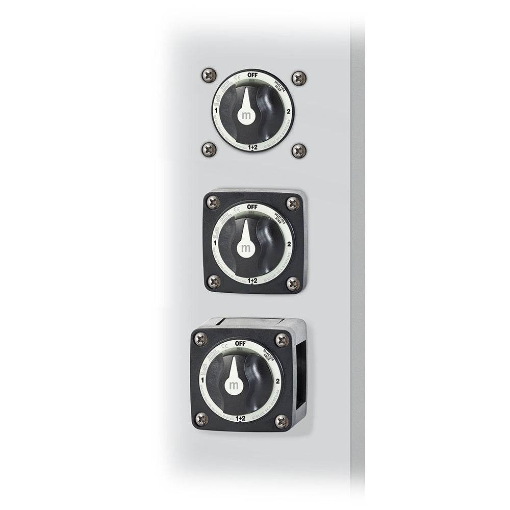 Blue Sea 6008200 m-Series Selector 3 Position Battery Switch - Black [6008200] - Suncoast Marine & Auto Supply 