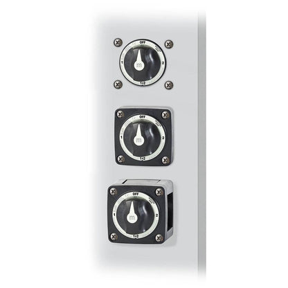 Blue Sea 6008200 m-Series Selector 3 Position Battery Switch - Black [6008200] - Suncoast Marine & Auto Supply 