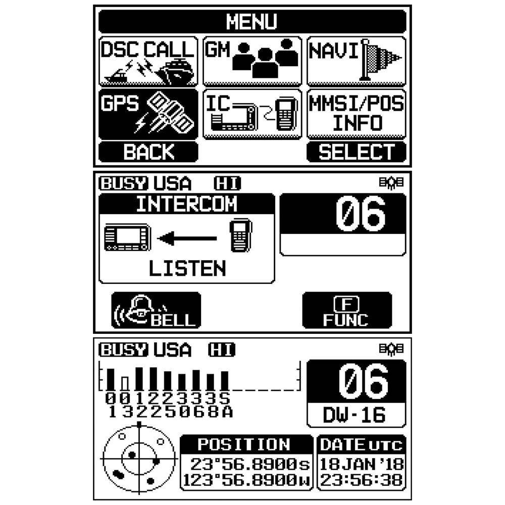 Standard Horizon GX1800G Fixed Mount VHF w/GPS - White [GX1800GW] - Suncoast Marine & Auto Supply 