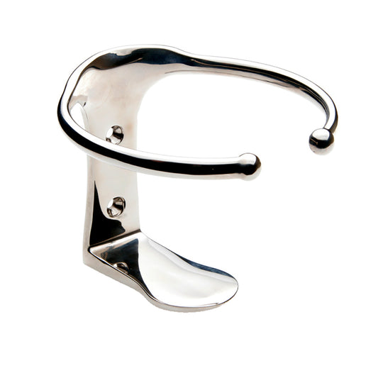 Suncoast Marine and Auto offers Edson Single Stainless Steel Drink Holder - Vertical Mount [878ST-1V]