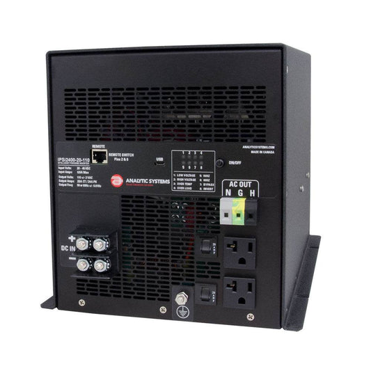 Suncoast Marine and Auto offers Analytic Systems AC Intelligent Pure Sine Wave Inverter, 2400W, 20-40V In, 110V Out [IPSI2400-20-110]