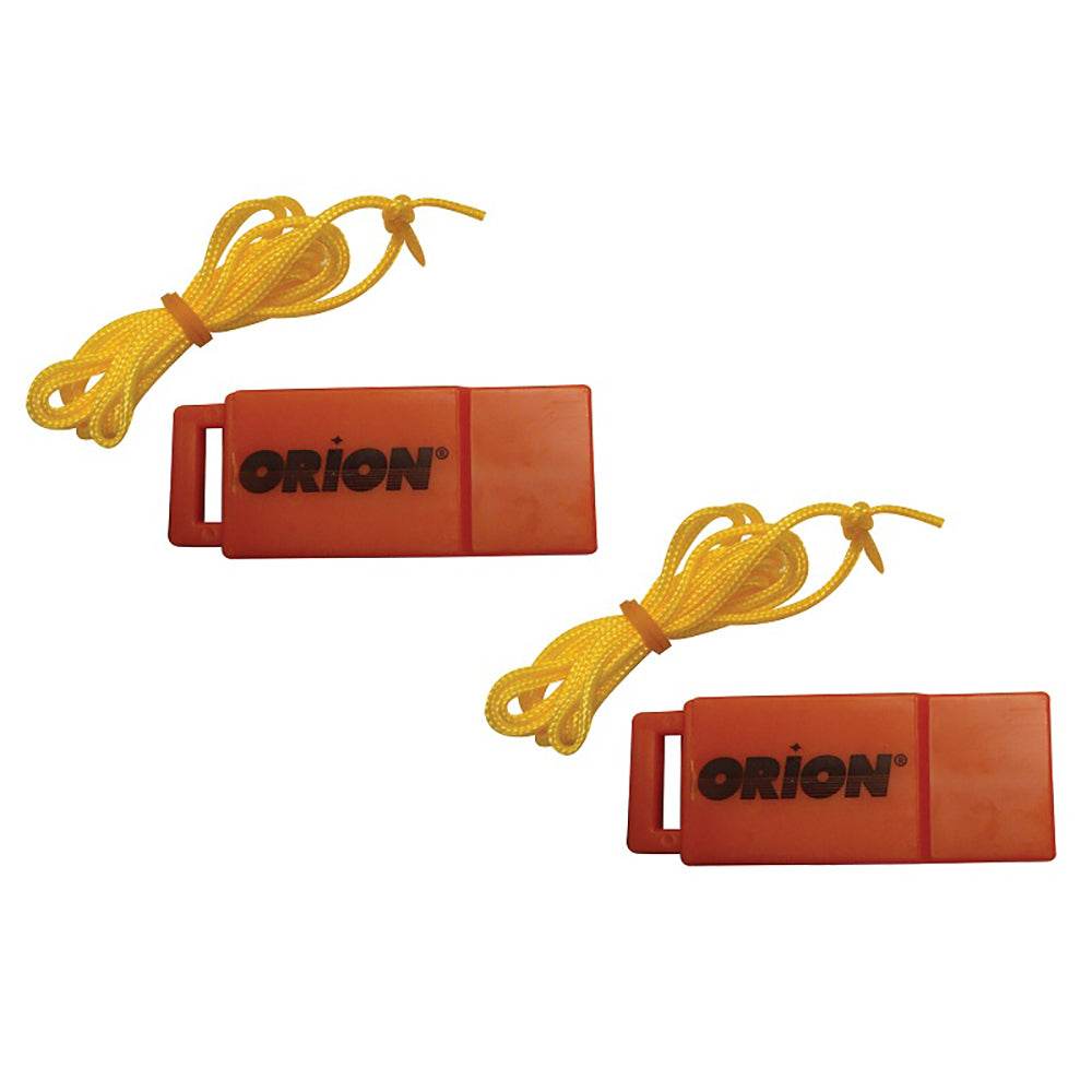 Orion Safety Whistle w/Lanyards - 2-Pack [676] - Suncoast Marine & Auto Supply 