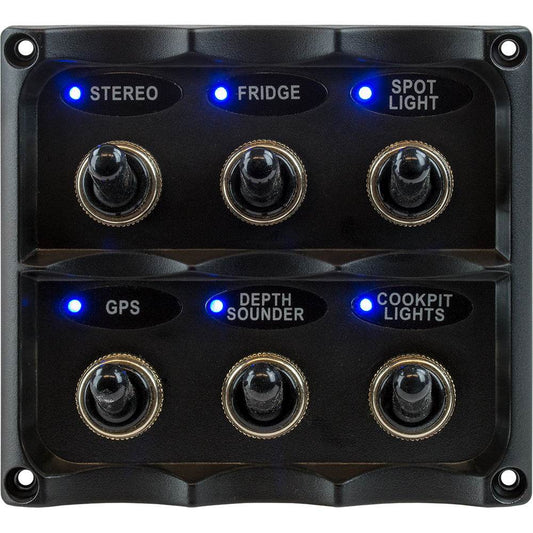Sea-Dog Water Resistant Toggle Switch Panel [424636-1] - Suncoast Marine & Auto Supply 