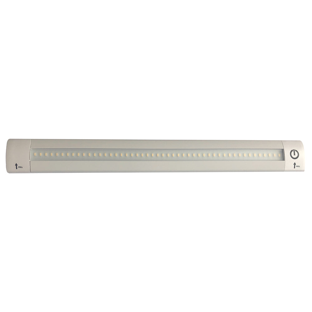 Suncoast Marine and Auto offers Lunasea LED Light Bar - Built-In Dimmer, Adjustable Linear Angle, 12" Length, 24VDC - Warm White [LLB-32KW-11-00]