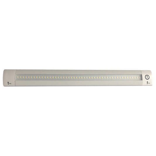 Suncoast Marine and Auto offers Lunasea LED Light Bar - Built-In Dimmer, Adjustable Linear Angle, 12" Length, 24VDC - Warm White [LLB-32KW-11-00]