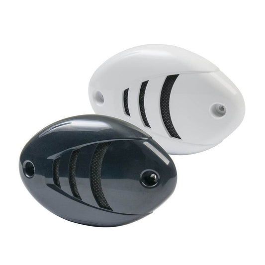 Marinco 12V Drop-In Low Profile Horn w/Black White Grills [10080] - Suncoast Marine & Auto Supply 