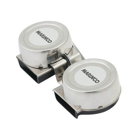 Marinco 12V Mini Twin Comapct Electric Horn [10001] - Suncoast Marine & Auto Supply 