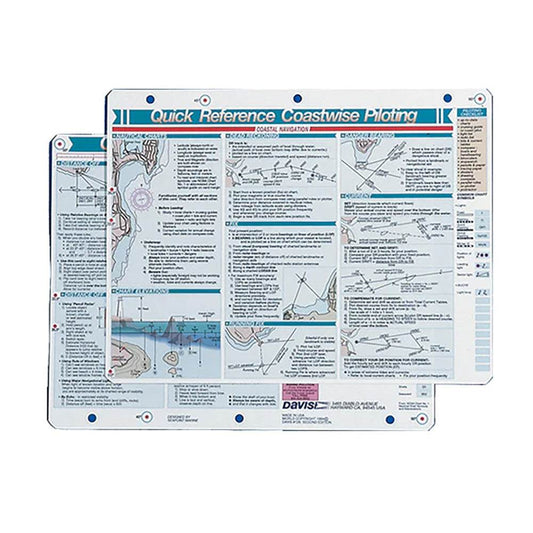 Davis Quick Reference Coastwise Piloting Card [126] - Suncoast Marine & Auto Supply 