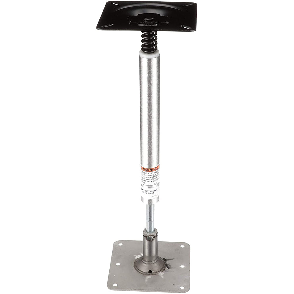 Suncoast Marine and Auto offers Attwood SWIVL-EZE LockN-Pin 3/4" Pedestal Kit 13" Post 7" x 7" Stainless Steel Base Plate Threaded (977339-T)