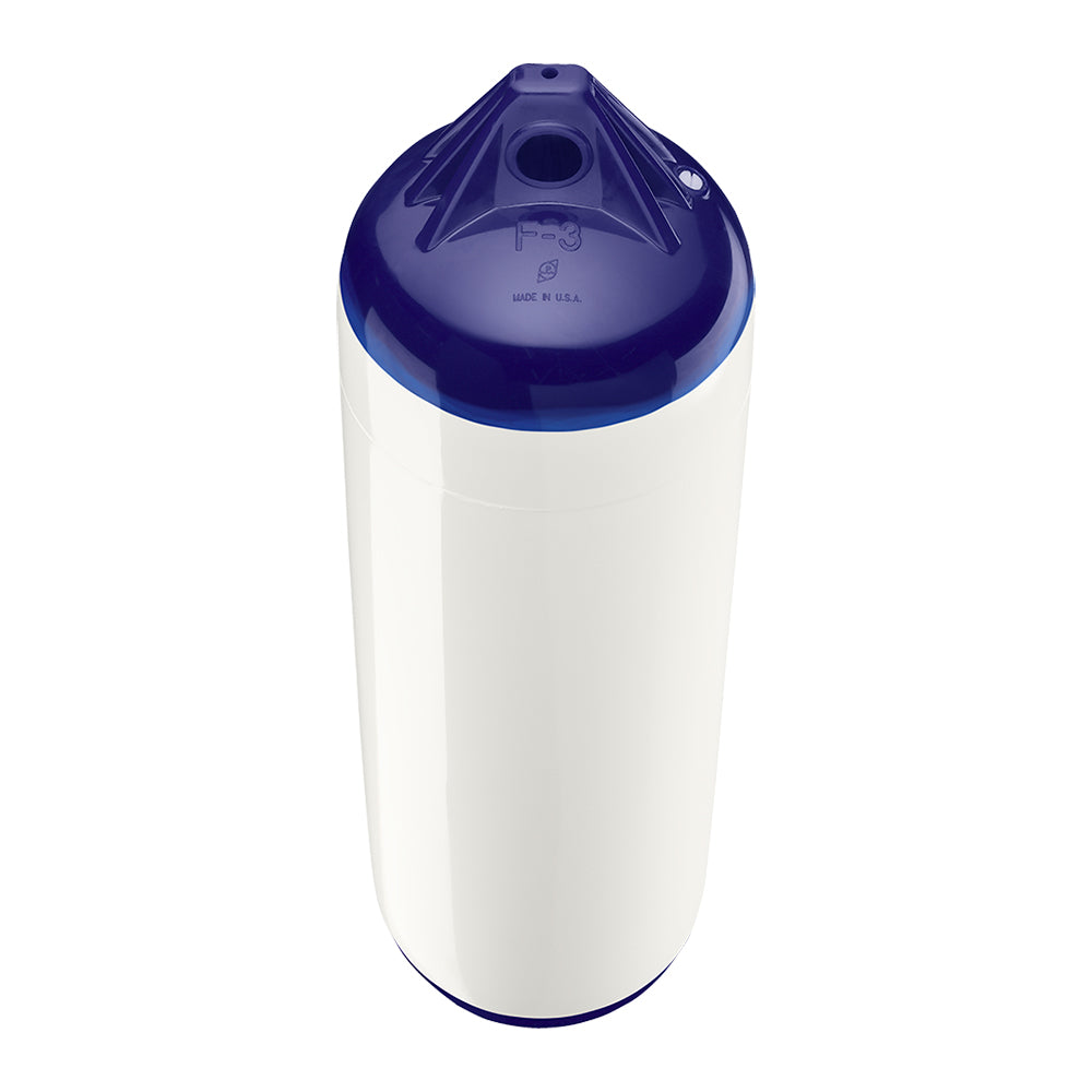 Suncoast Marine and Auto offers Polyform F-3 Twin Eye Fender 8.2" x 30" - White (F-3 WHITE)