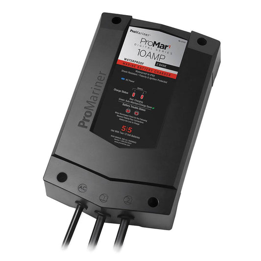 ProMariner ProMar1 DS Digital - 10 Amp - 2 Bank Charger [31510] - Suncoast Marine & Auto Supply 